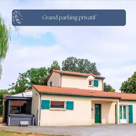 Grand Le Saule En Scie - 3 Etoiles - Chauffe, 12 A 14 Pers, Jardin Clos, 30 Mn Puydufou