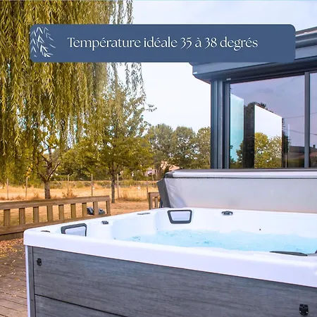 Grand Le Saule En Scie - 3 étoiles - Spa, 6 à 14 Pers, Jardin Clos, 30 Mn Puydufou Casa vacanze *